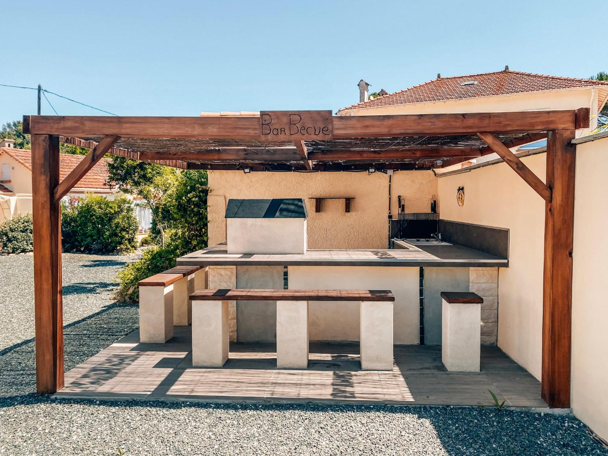 Reve D'Azur, 2 Chambres, Maison Julia En Bord De Mer A La Nartelle, Piscine Partagee, Parking & Terrasse Bbq, Wifi Et Draps Inclus Plage A Pied Сент-Максім Екстер'єр фото